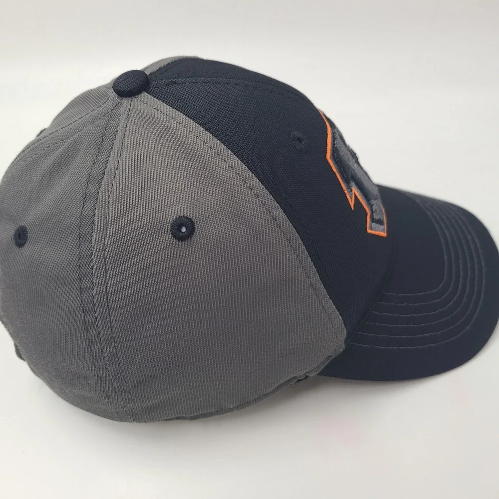 Cincinnati Bengals Hat Adjustable NFL Team Apparel Black Gray NFL Nylon Blend